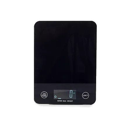 Elektroniskie Digitālie Virtuves Svari ar LCD displeju 5kg/1g, Melns