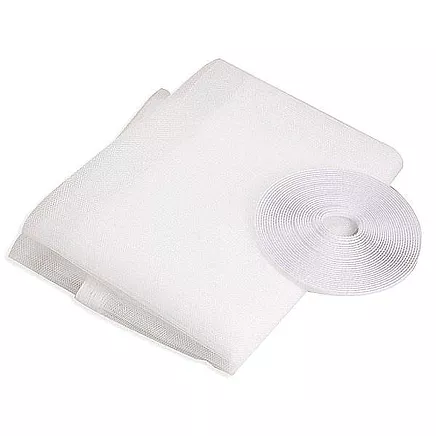 Moskītu Pret Insektu Odu Kukaiņu Tīkls Siets Logiem - 130x150cm, Balts