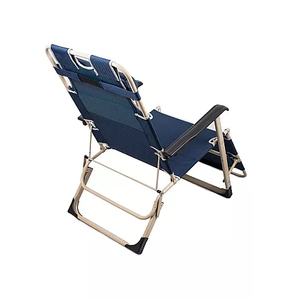Garden lounger folding elegant reinforced seat