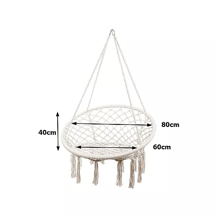 Hammock armchair hanging swing storks nest swing boho for the garden home