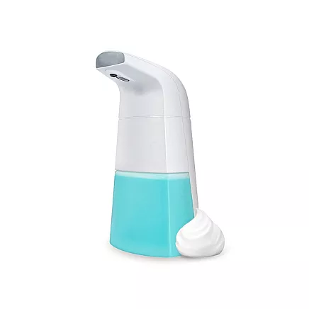 Liquid foam automatic soap dispenser