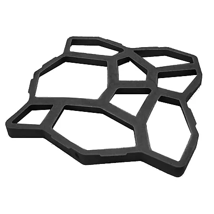 Atkārtoti Izmantojama Betona Bruģa Veidne, Celiņu Šablons, 50x48x4.3 cm