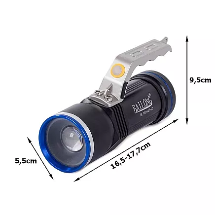 Bailong policijas meklēšanas lukturis ar CREE XM-L3-U3 LED, T624