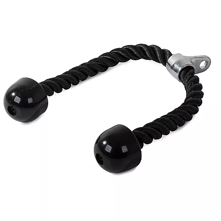Rope handle for atlas lift for triceps