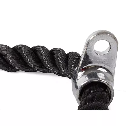 Rope handle for atlas lift for triceps