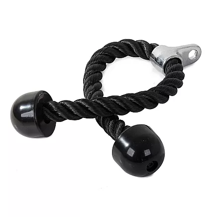 Rope handle for atlas lift for triceps