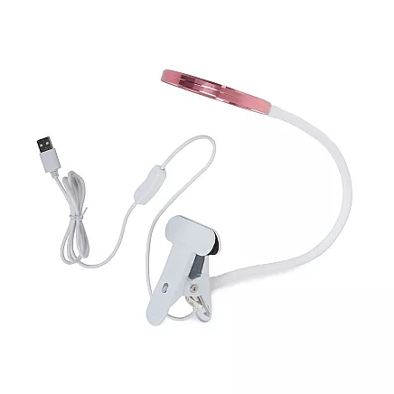 24 led desk lamp with desk clip clip