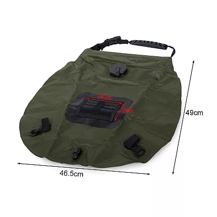 Solar camping field shower 20l
