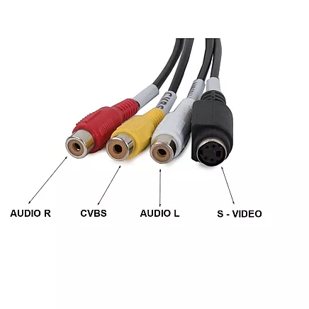 USB video uztvērējs VHS kasešu digitalizēšanai AV adapteris