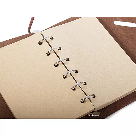 Ceļotāja piezīmju grāmata – retro dienasgrāmata, pelēka