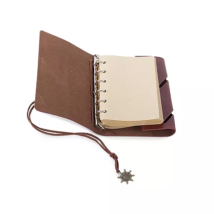 Ceļotāja piezīmju grāmata – retro dienasgrāmata, zaļa