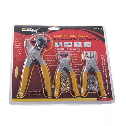 Ādas Apstrādes Instrumenti: Caurumotājs, Kniedētājs, Knaibles Spiedpogām