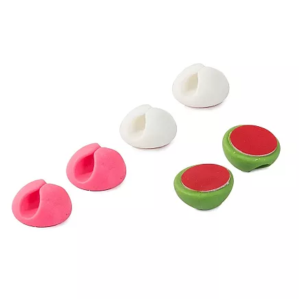 Pašlīmējošs Kabeļu Turētājs, Vadu Organizators, Komplektā 6 Gab.