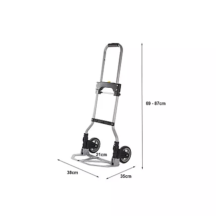Flat folding warehouse trolley 70kg
