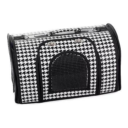 Pārnēsājamā soma sunim, kaķim un maziem dzīvniekiem 44 cm, balta