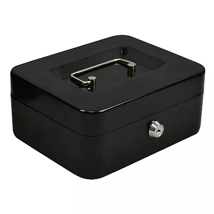 Metal money box safe key documents