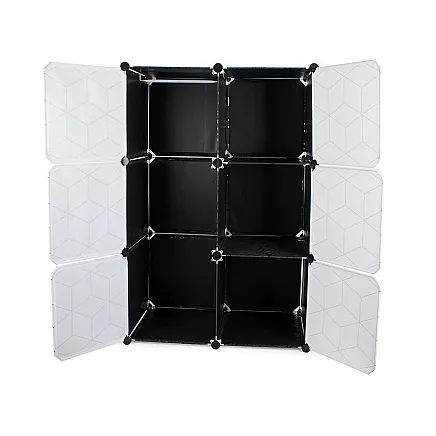 Moduļu Drēbju Apģērba Skapis Organaizers Garderobe, 110x73x47 cm