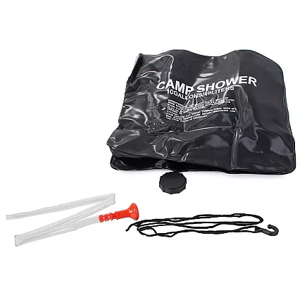 Solar camping field shower 40l