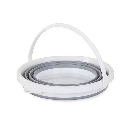 Silicone bucket folding reinforced 10l