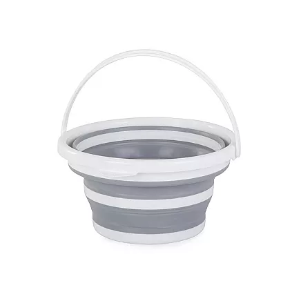 Silicone bucket folding reinforced 10l