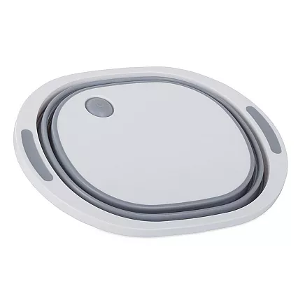 Силиконовая сборная чаша со сливом для раковины