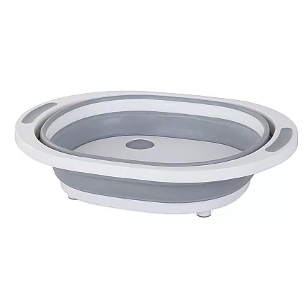 Силиконовая сборная чаша со сливом для раковины