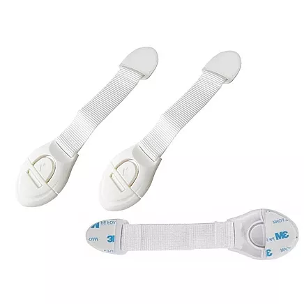 Skapīšu un atvilktņu slēdzenes bērnu drošībai, 2 gab.