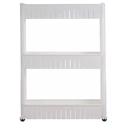 Bathroom shelf kitchen cabinet on wheels bookcase