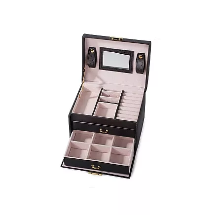 Jewellery casket organiser tray trunk