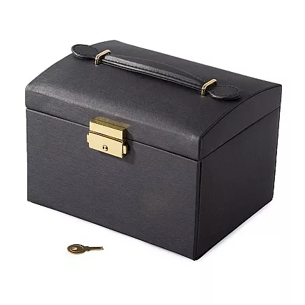 Jewellery casket organiser tray trunk