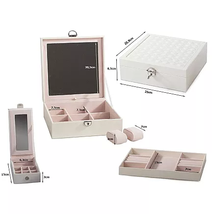 Jewellery box watches organiser box