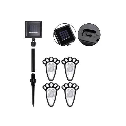 Solar pawpaw garden led ground lights 4 pcs.