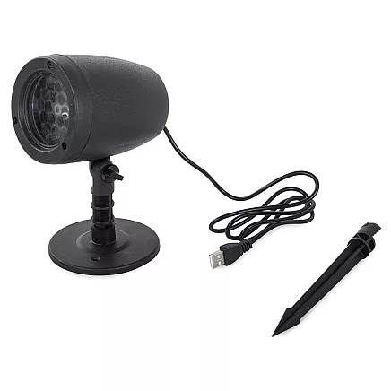 Dārza Iekštelpu LED Projektors Lāzera Lampa Disko Gaismas Prožektors, USB