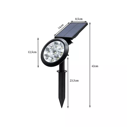 Solar lantern rgbw led garden christmas lamp