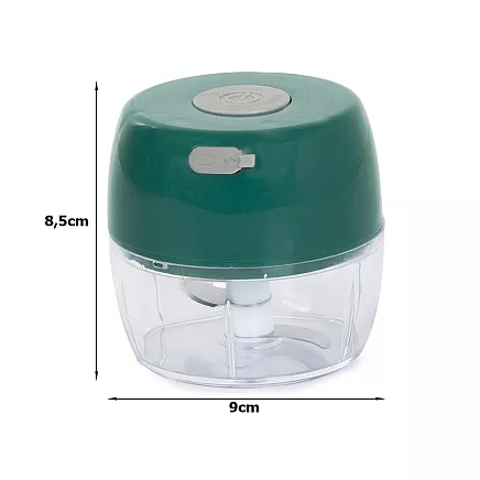 Bezvadu Elektriskais Dārzeņu Smalcinātājs (Sīpoliem, Ķiplokiem, Garšaugiem)