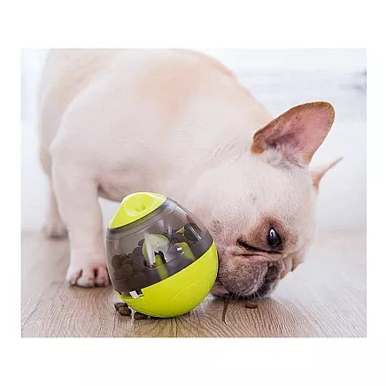 Interactive dog toy - treat ball