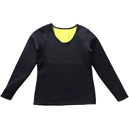 Ladies fitness neoprene long sleeve t-shirt