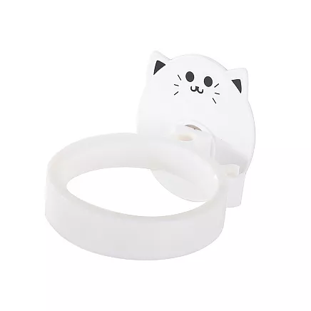 Bathroom wall-mounted hair dryer holder