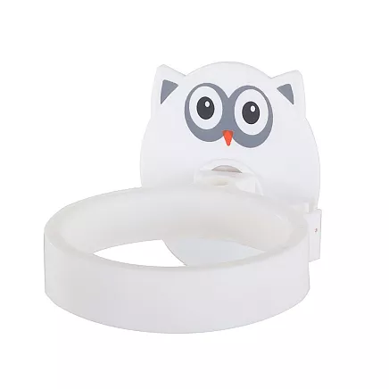 Bathroom wall-mounted hair dryer holder