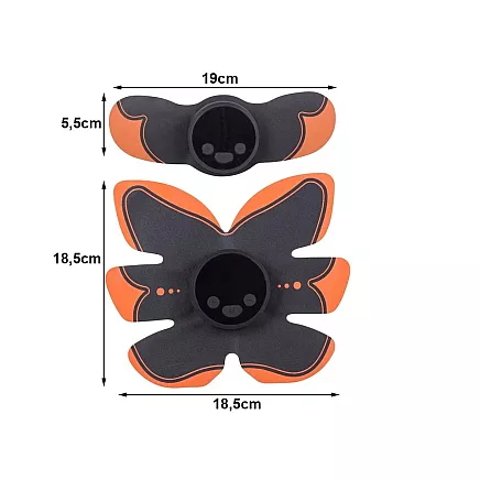 Electrostimulator 3x ems abdominal muscle stimulator