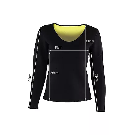 Ladies fitness neoprene long sleeve t-shirt