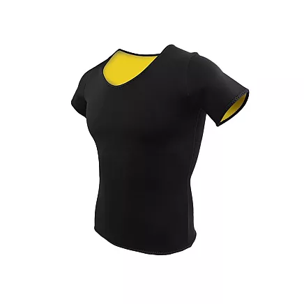 Womens neoprene fitness t-shirt short sleeve