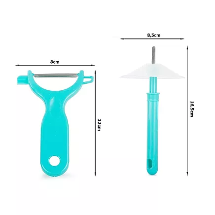 Dārzeņu mizotājs ar augļu skrāpi