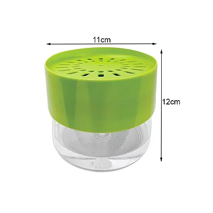 Dishwashing liquid dispenser sponge dispenser