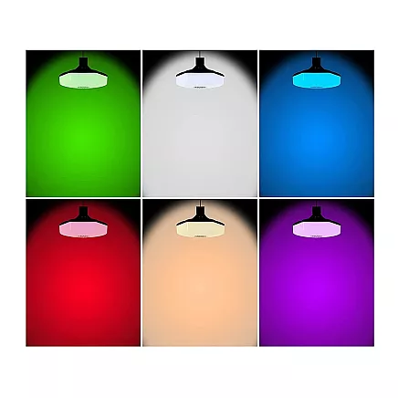 Led colour bulb rgbw speaker bluetooth remote control