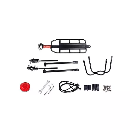 Bicycle rear rack aluminium universal 50kg