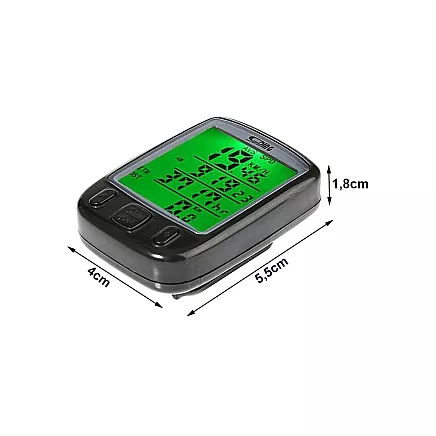 Waterproof bike counter lcd speedometer
