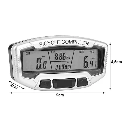 Waterproof lcd bicycle counter 28 functions bicycle