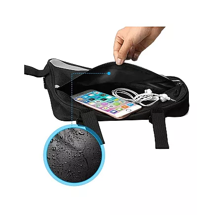 Under-frame pannier bag for bicycle