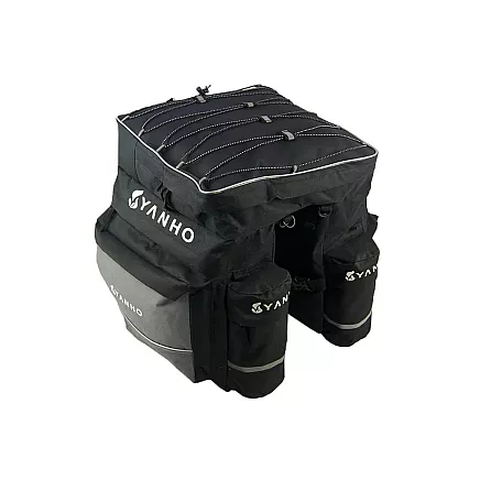 Bicycle pannier carrier large trunk